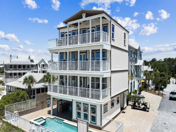 Six Bedroom Gulf Front Vacation Rental in Grayton Beach